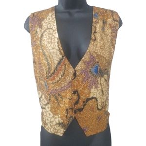 Vtg Kenar Beaded Vest